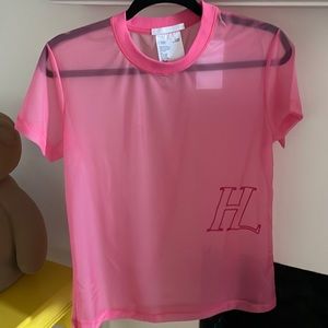 Helmut Lang see through tShirt
